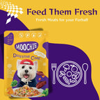 Moochie Digestive Care Casserole with Chicken Liver Gravy - Adult Dog Wet Food Nannan