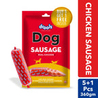 Drools Dog Sausage – Real Chicken | Healthy Dog Treat | High Protein Snack | No Artificial Flavours