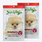JerHigh Dog Treats – Strawberry Flavor Stick | Real Chicken Meat | 70g - 420g Packs - Nannan