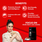 Drools Focus Puppy Super Premium Dog Food – Rich in Chicken | For All Breeds | High Protein & DHA Formula | 1.2kg / 4kg /  12kg Pack