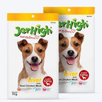 JerHigh Dog Treats – Liver Flavor Stick | Real Chicken Meat | 70g - 400g Packs Nannan