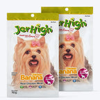 JerHigh Dog Treats – Banana Flavor Stick | Real Chicken Meat | 70g Packs Nannan