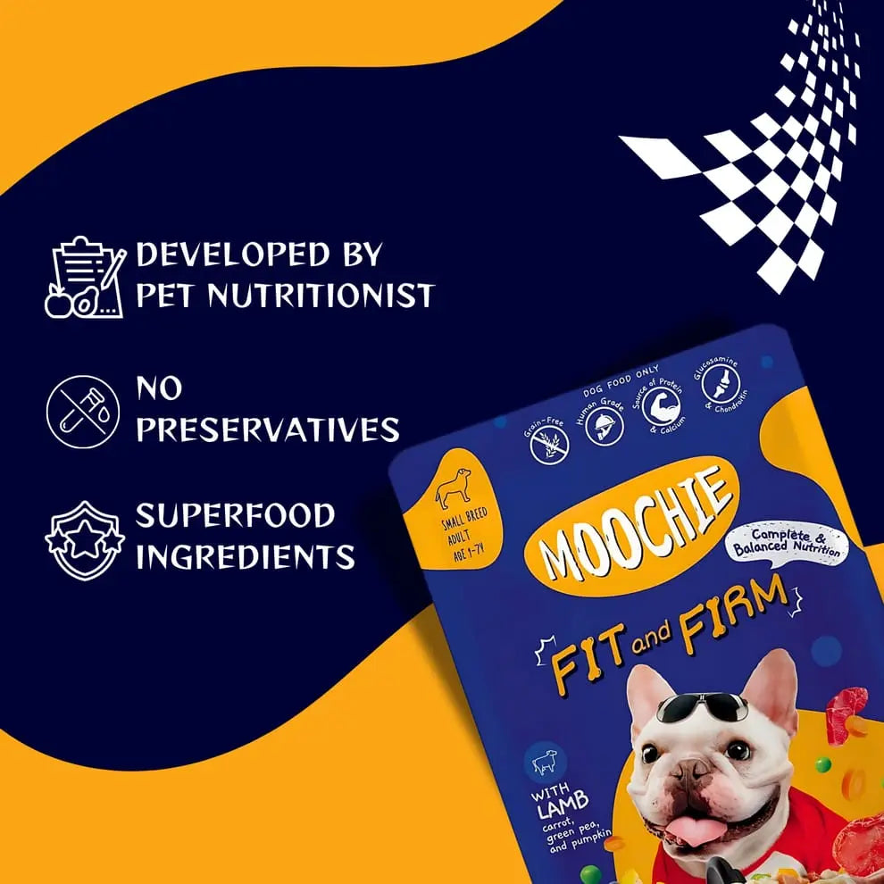 Moochie Fit and Firm Casserole with Lamb Gravy – Adult Dog Wet Food Nannan