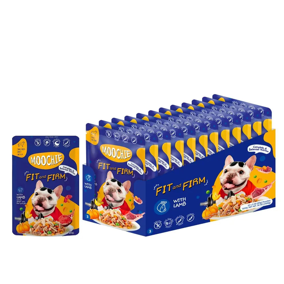 Moochie Fit and Firm Casserole with Lamb Gravy – Adult Dog Wet Food Nannan