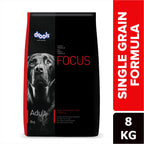 Drools Focus Adult Super Premium Dog Food – Real Chicken, High Protein | All Breed Nutrition | 1.2kg / 4kg / 8kg / 12kg Pack