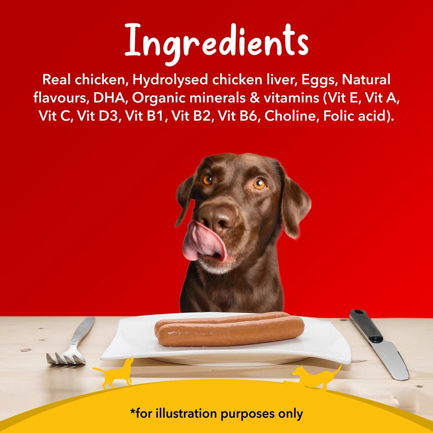 Drools Dog Sausage – Real Chicken | Healthy Dog Treat | High Protein Snack | No Artificial Flavours