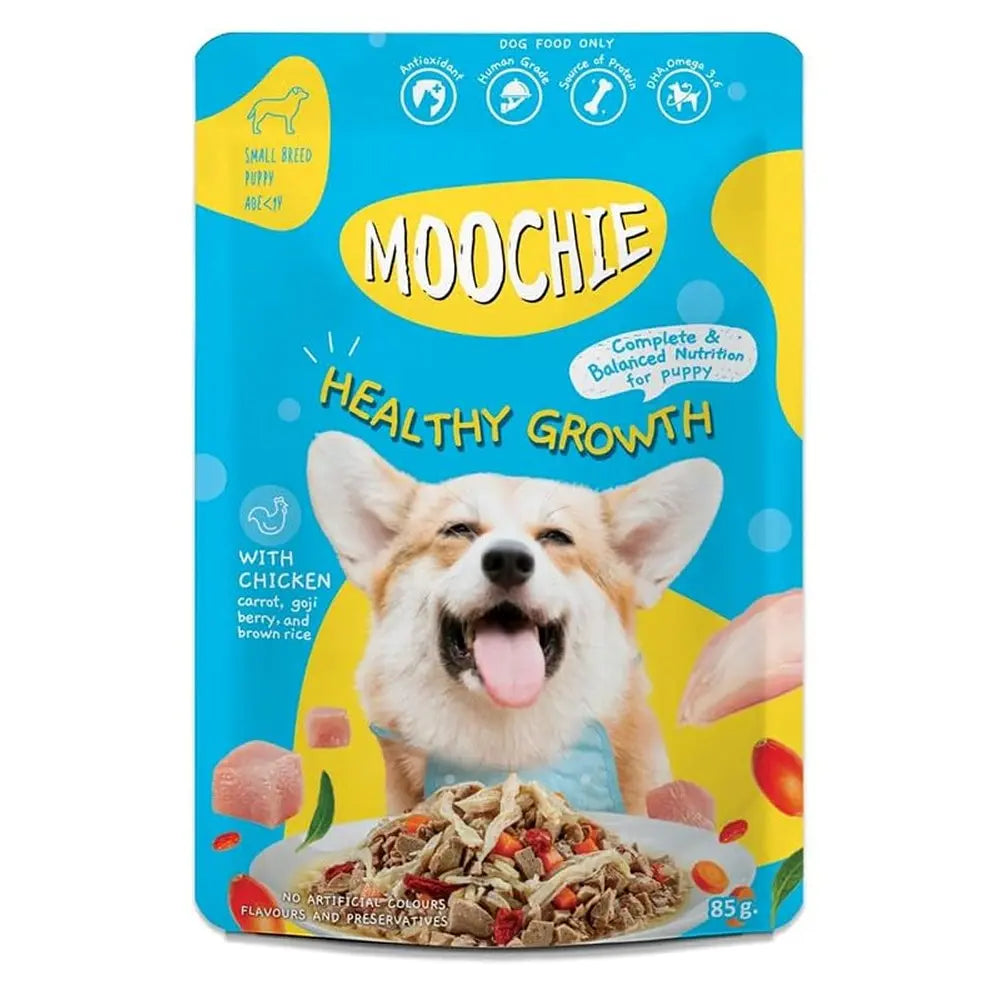 Moochie Healthy Growth Casserole with Chicken Gravy - Puppy Dog Wet Food Nannan