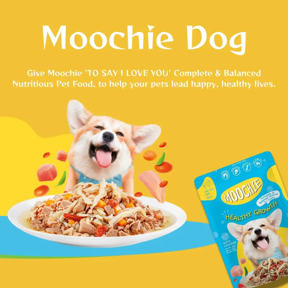 Moochie Healthy Growth Casserole with Chicken Gravy - Puppy Dog Wet Food Nannan