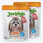 JerHigh Dog Treats – Carrot Flavor Stick | Real Chicken Meat | 70g - 420g Packs Nannan