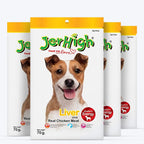 JerHigh Dog Treats – Liver Flavor Stick | Real Chicken Meat | 70g - 400g Packs Nannan