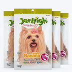 JerHigh Dog Treats – Banana Flavor Stick | Real Chicken Meat | 70g Packs Nannan