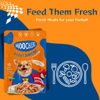 Moochie Boost Immune Casserole with Duck Gravy - Adult Dog Wet Food Nannan