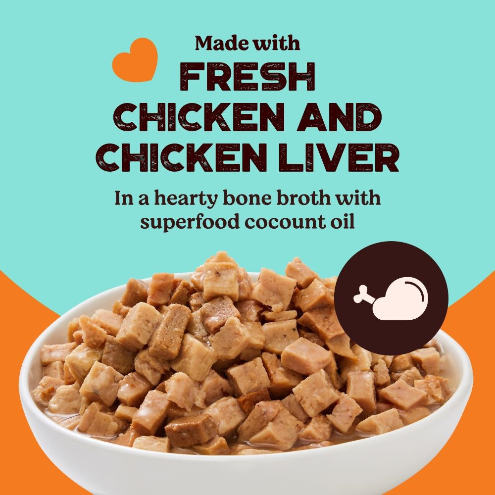 Kennel Kitchen Chicken Chunks in Gravy – 130g | Wet Dog Food for Puppies & Adults | 100% Fresh Chicken, Coconut Oil & Bone Broth (Copy)