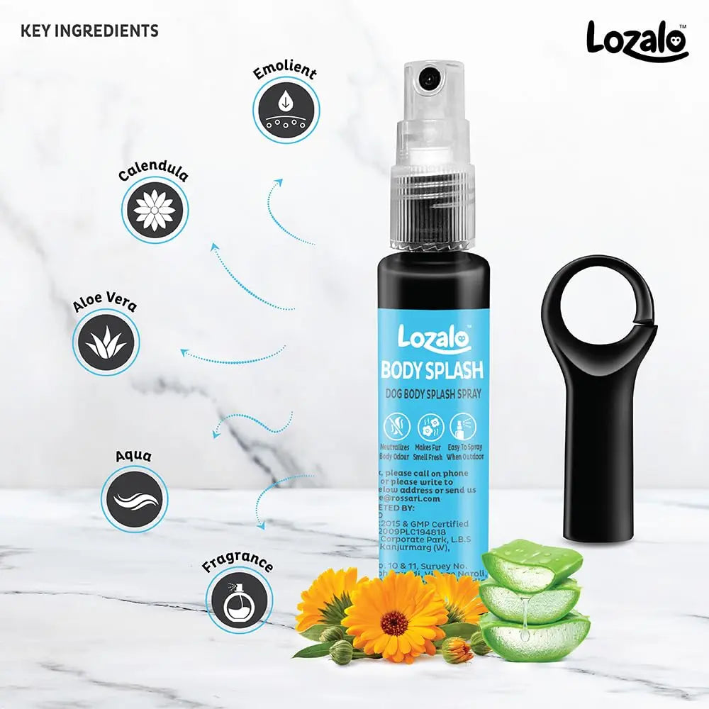 Lozalo Body Splash Spray for Dogs (22ml) Nannan