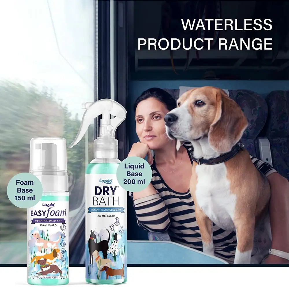 Lozalo - EasyFoam Instant Waterless Bath for Dogs & Cats – 200ml Nannan