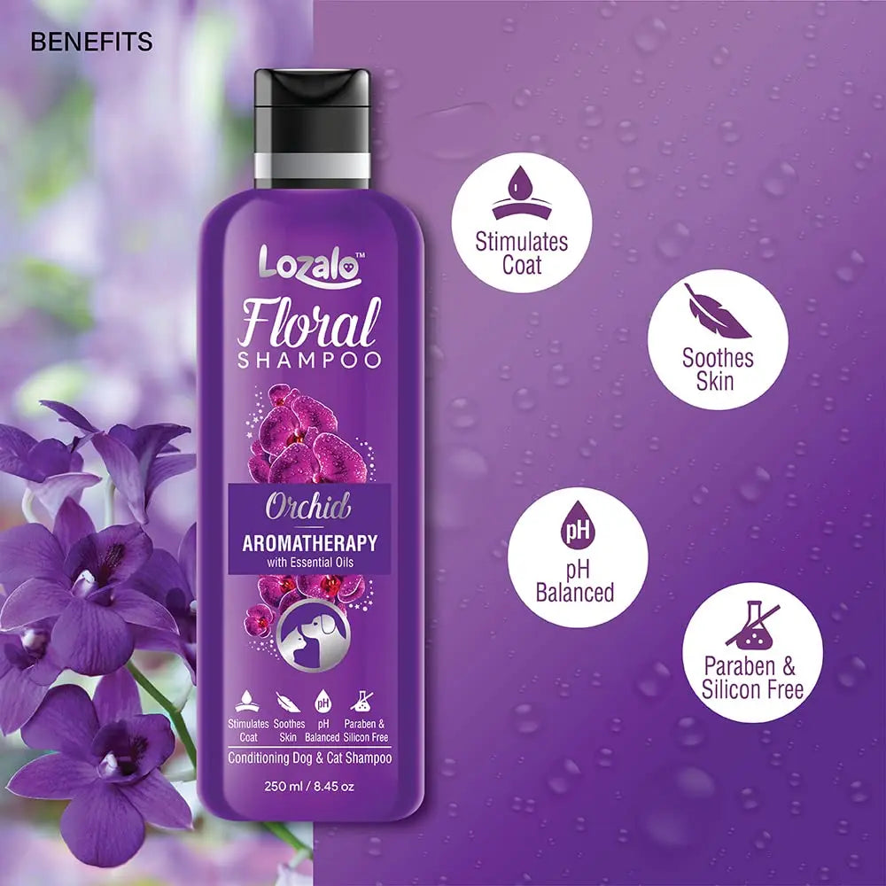 Lozalo Floral Shampoo – Orchid (For Dogs & Cats) Nannan