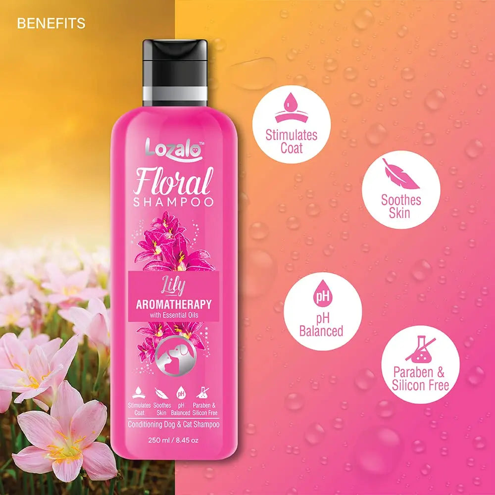 Lozalo Floral Shampoo – Lily (For Dogs & Cats) Nannan