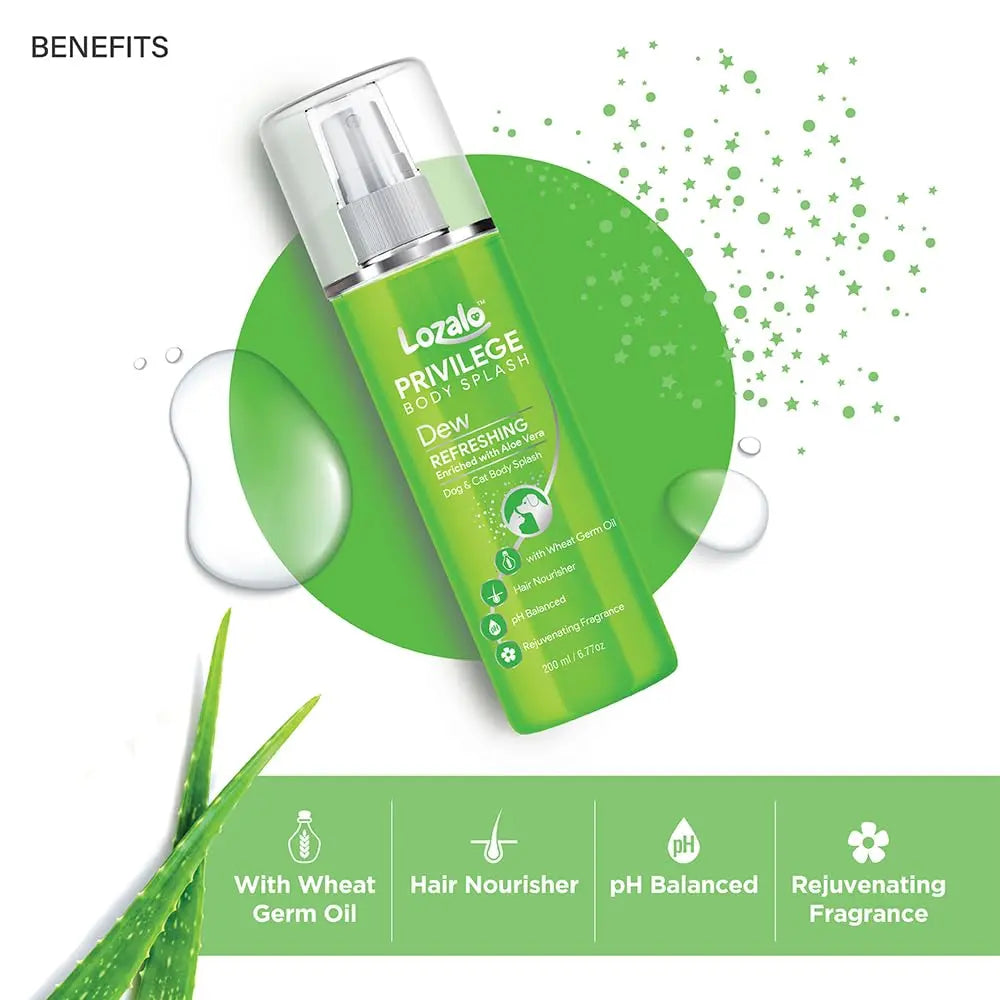 Lozalo Privilege Body Splash Dew for Dogs & Cats – 200ml Nannan
