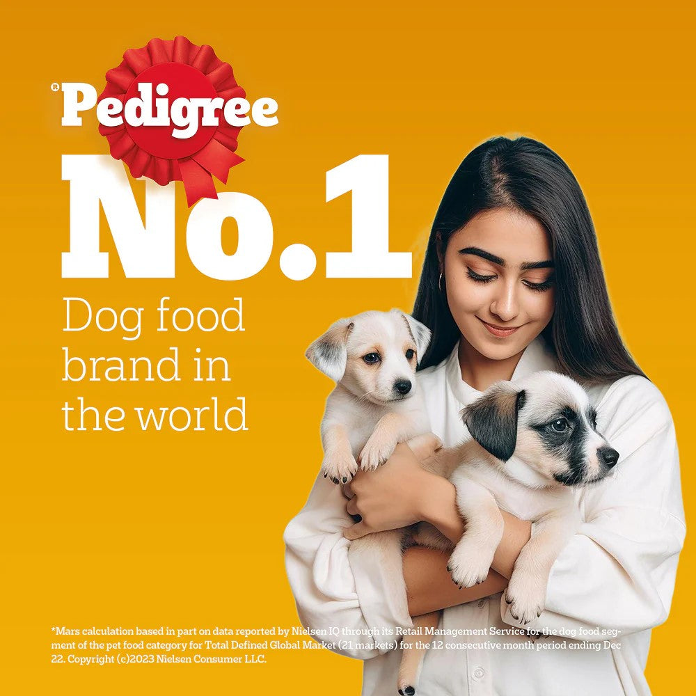Pedigree Puppy Dog Food – Chicken & Milk | 1kg Pack | Complete & Balanced Nutrition
