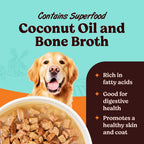 Kennel Kitchen Chicken Chunks in Gravy – 80g | Wet Dog Food for Puppies & Adults | 100% Fresh Chicken, Coconut Oil & Bone Broth