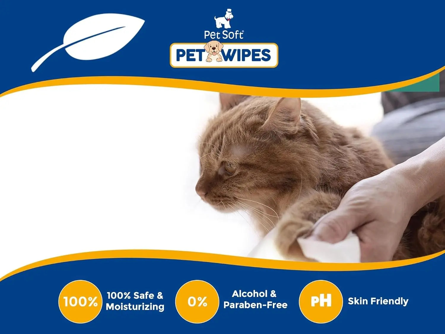 Pet Soft Wipes – Fresh Apple Flavour (100 Wipes) Nannan