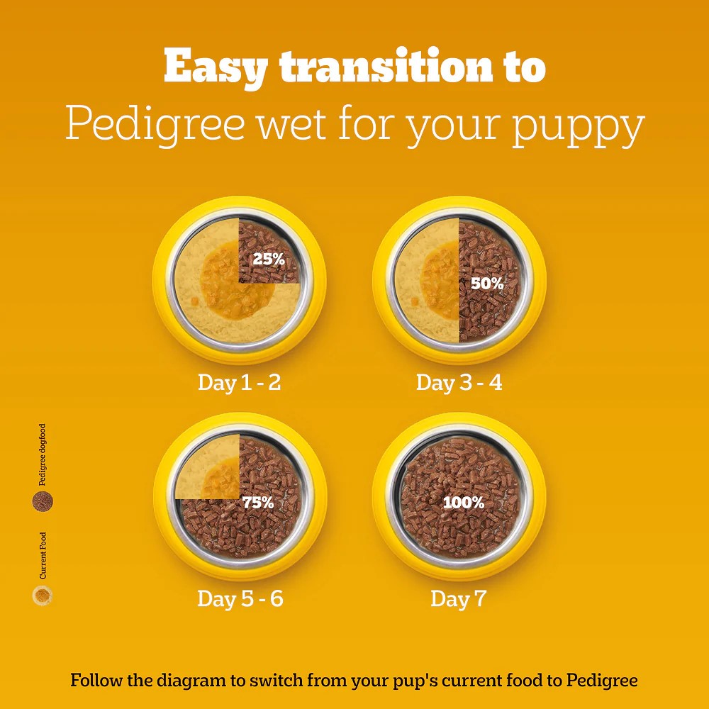 Pedigree Puppy Dog Food – Chicken & Milk | 1kg Pack | Complete & Balanced Nutrition