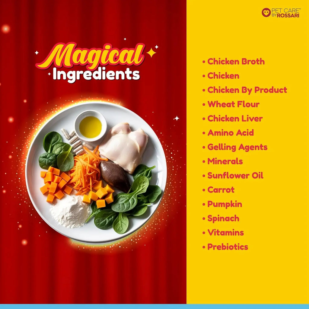 Zippy Chicken & Liver Chunks in Gravy for Adult Dogs (85g) Nannan