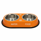 Nannan Double Dinner Bowl for Large Dogs - Large Size 1600ml x 2