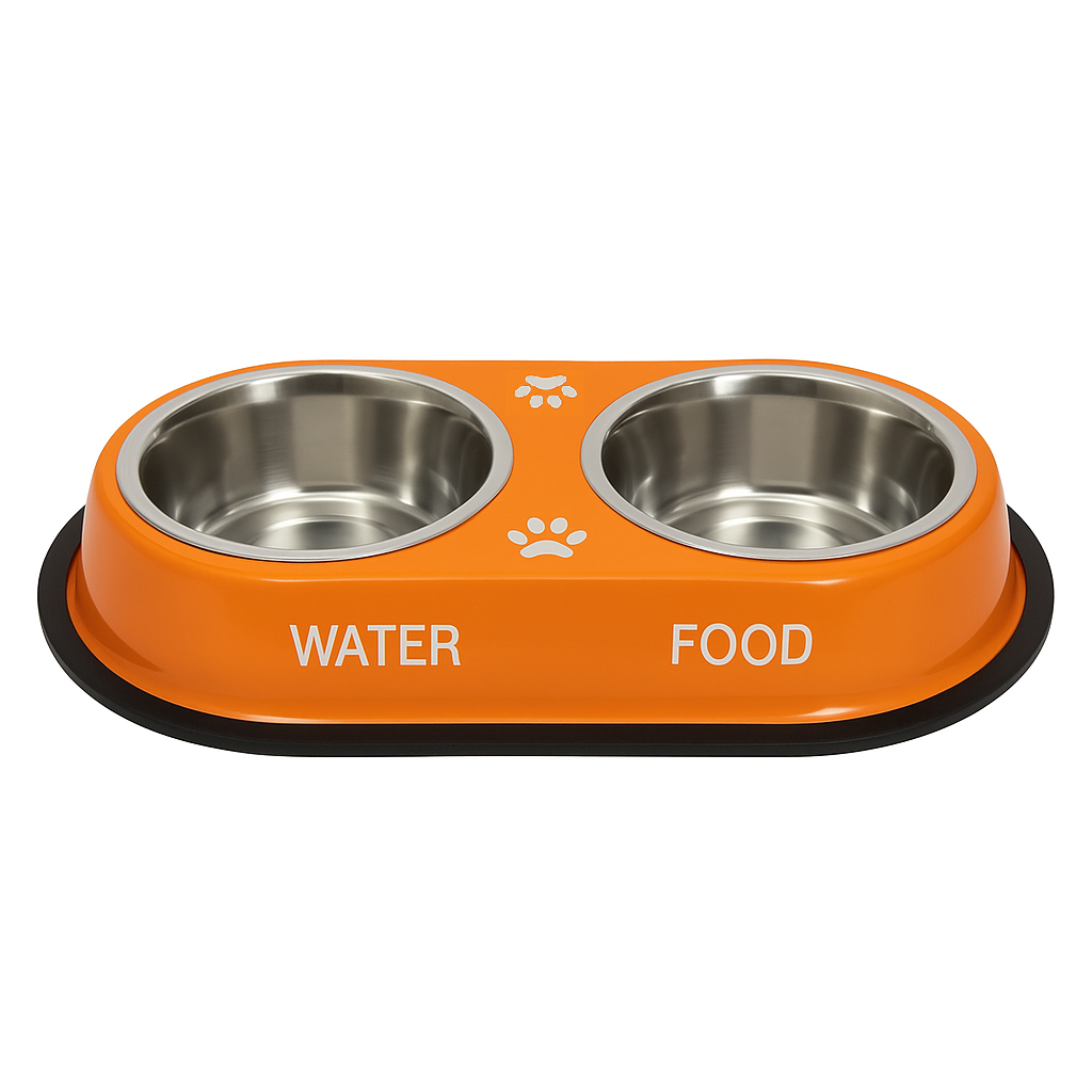 Nannan Double Dinner Bowl for Large Dogs - Large Size 1600ml x 2