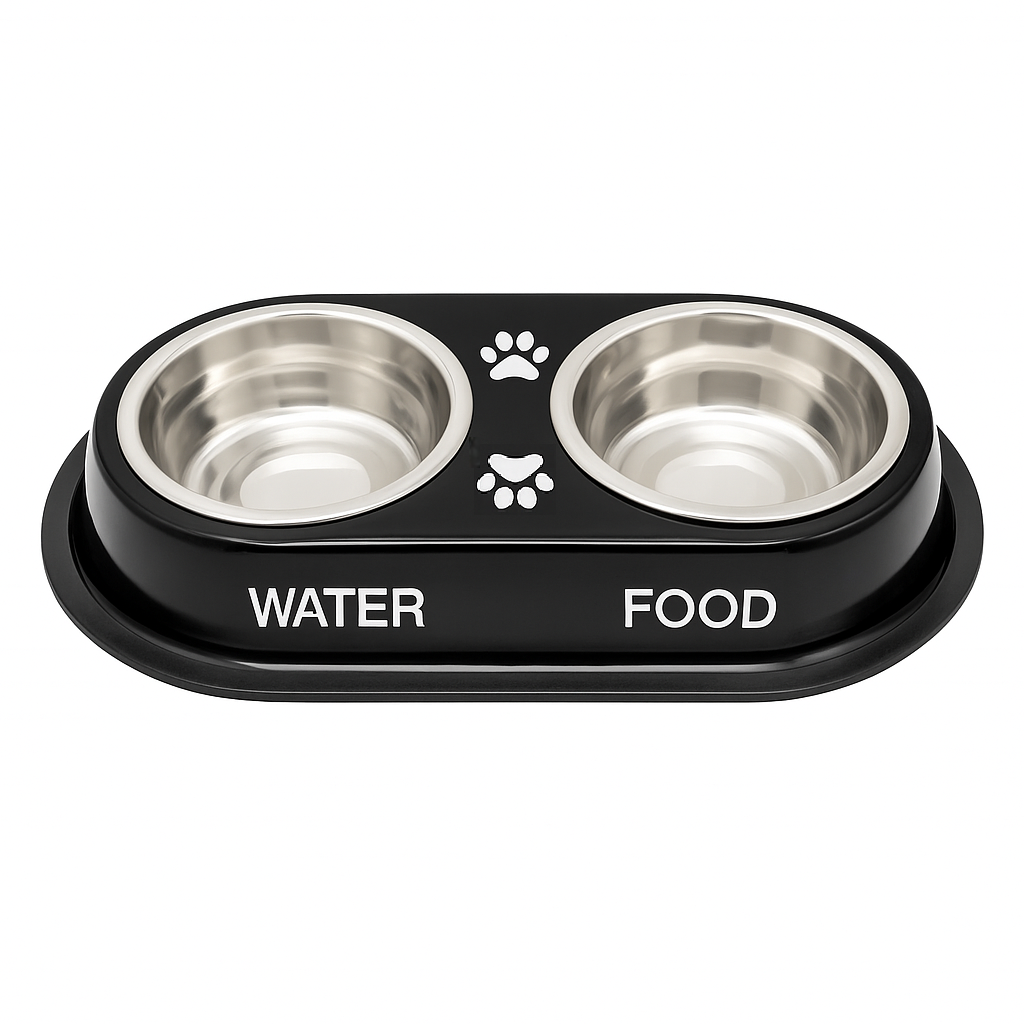 Nannan Double Dinner Bowl for Large Dogs - Large Size 1600ml x 2