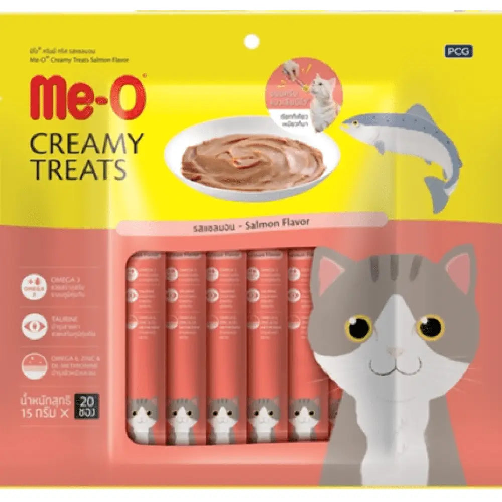 Me-O Creamy Treats for Cats – Salmon Flavor (60g / 180g / 300g) Nannan