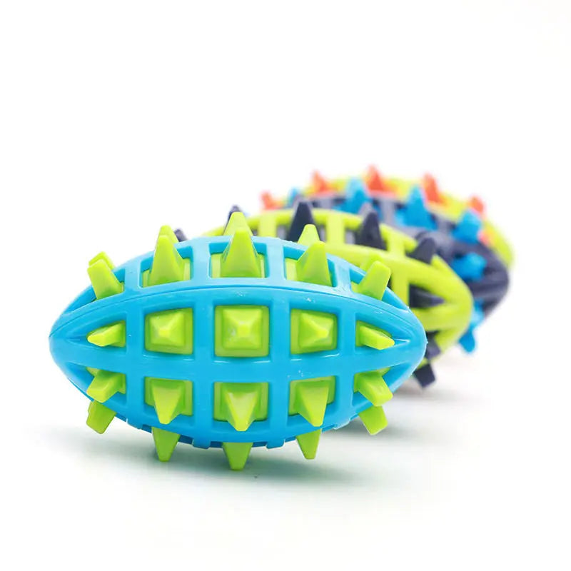 Squeaky Spike Rugby Toy Nannan