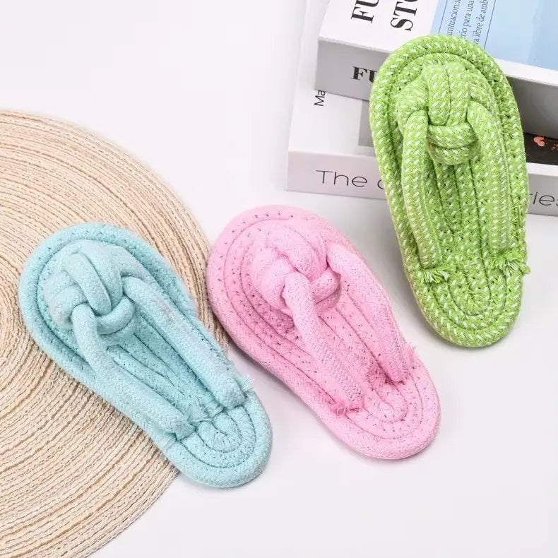 POlyster Cotton Rope Ball Toy with knot Handle Nannan