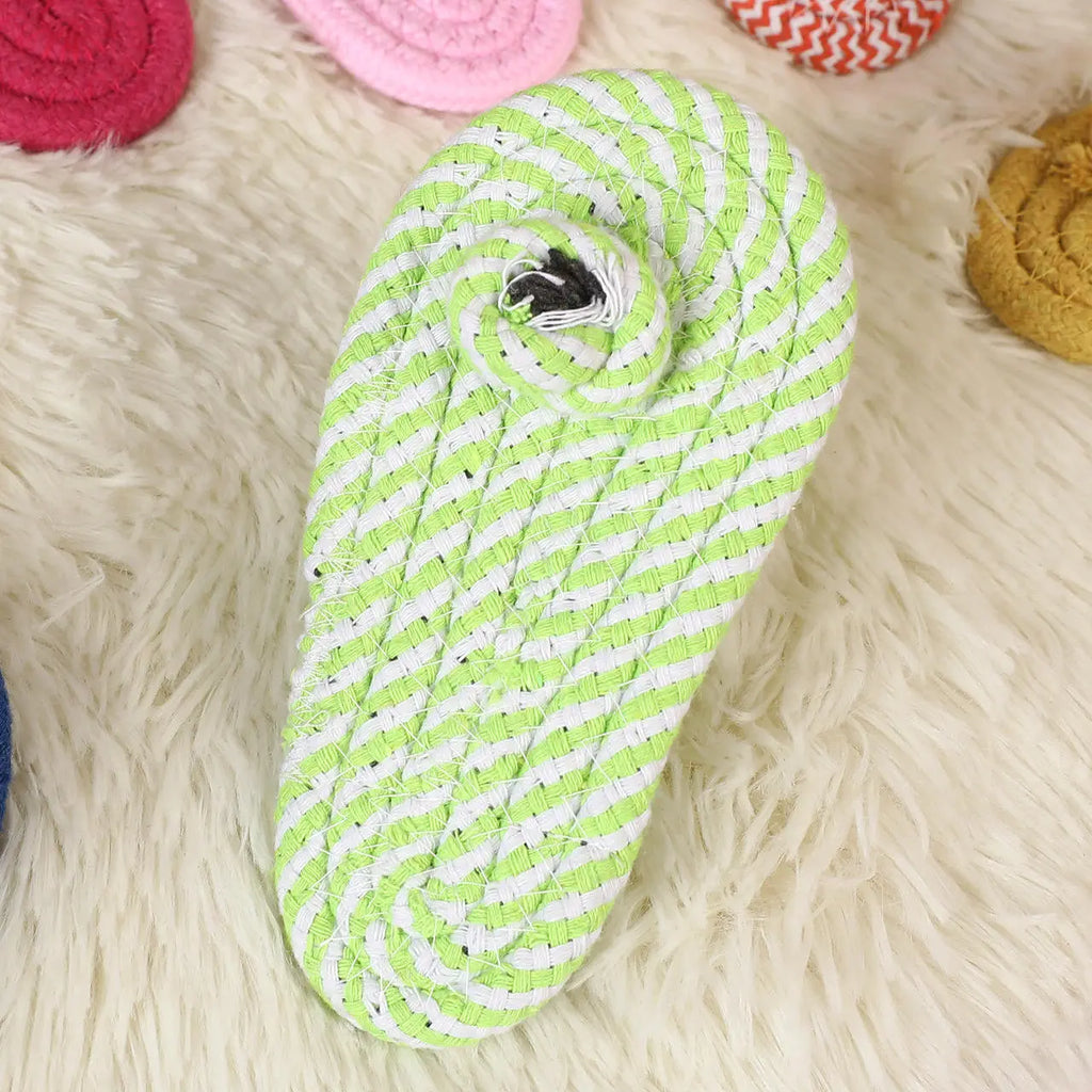 POlyster Cotton Rope Ball Toy with knot Handle Nannan