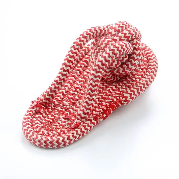 POlyster Cotton Rope Ball Toy with knot Handle Nannan