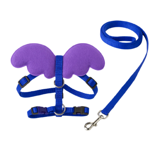Cat Harness & Leash Set – Adjustable Soft Nylon with Cute Butterfly Wings | For Kittens & Cats | Escape-Proof & Stylish