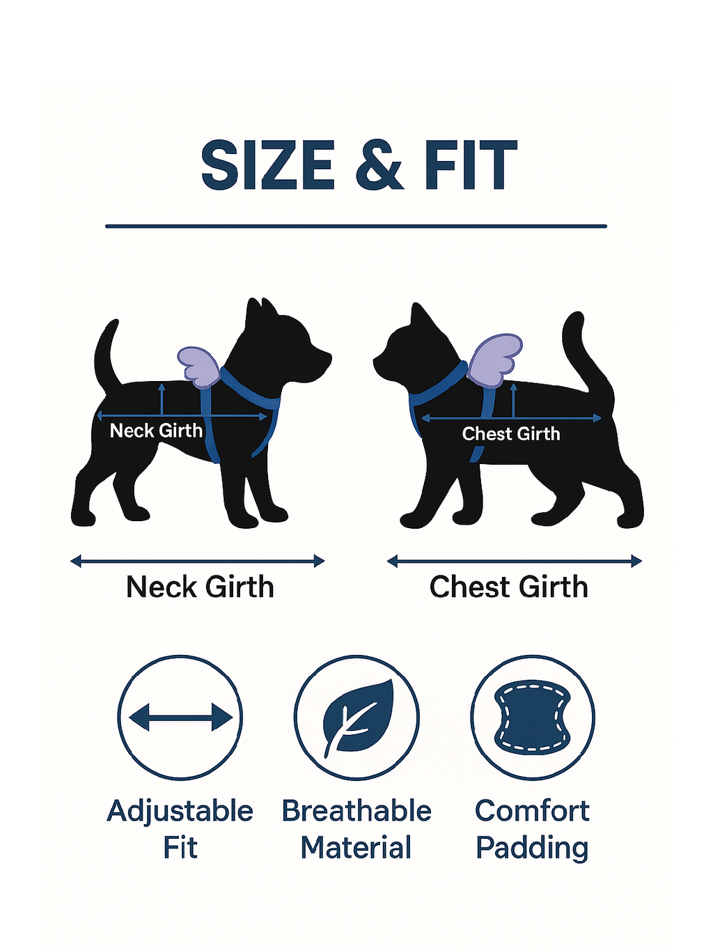 Cat Harness & Leash Set – Adjustable Soft Nylon with Cute Butterfly Wings | For Kittens & Cats | Escape-Proof & Stylish