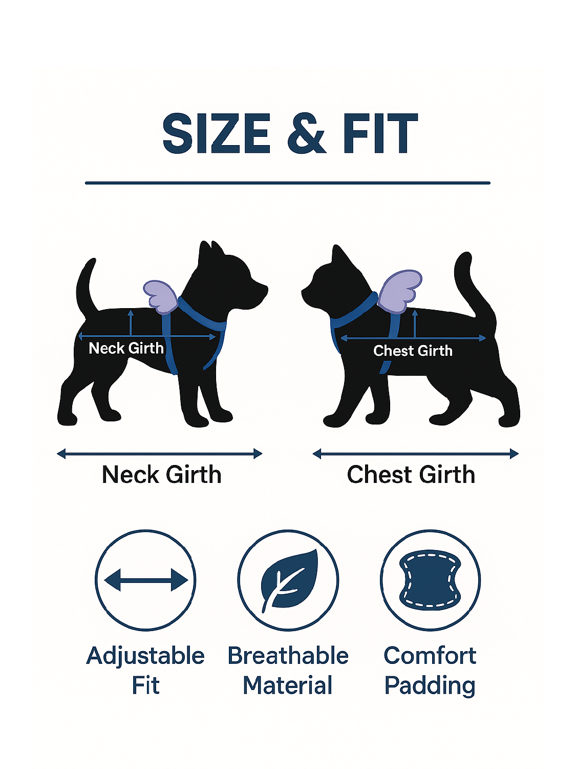 Cat Harness & Leash Set – Adjustable Soft Nylon with Cute Butterfly Wings | For Kittens & Cats | Escape-Proof & Stylish