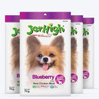 JerHigh Dog Treats – Blueberry Flavor Stick | Real Chicken Meat | 70g Packs - Nannan