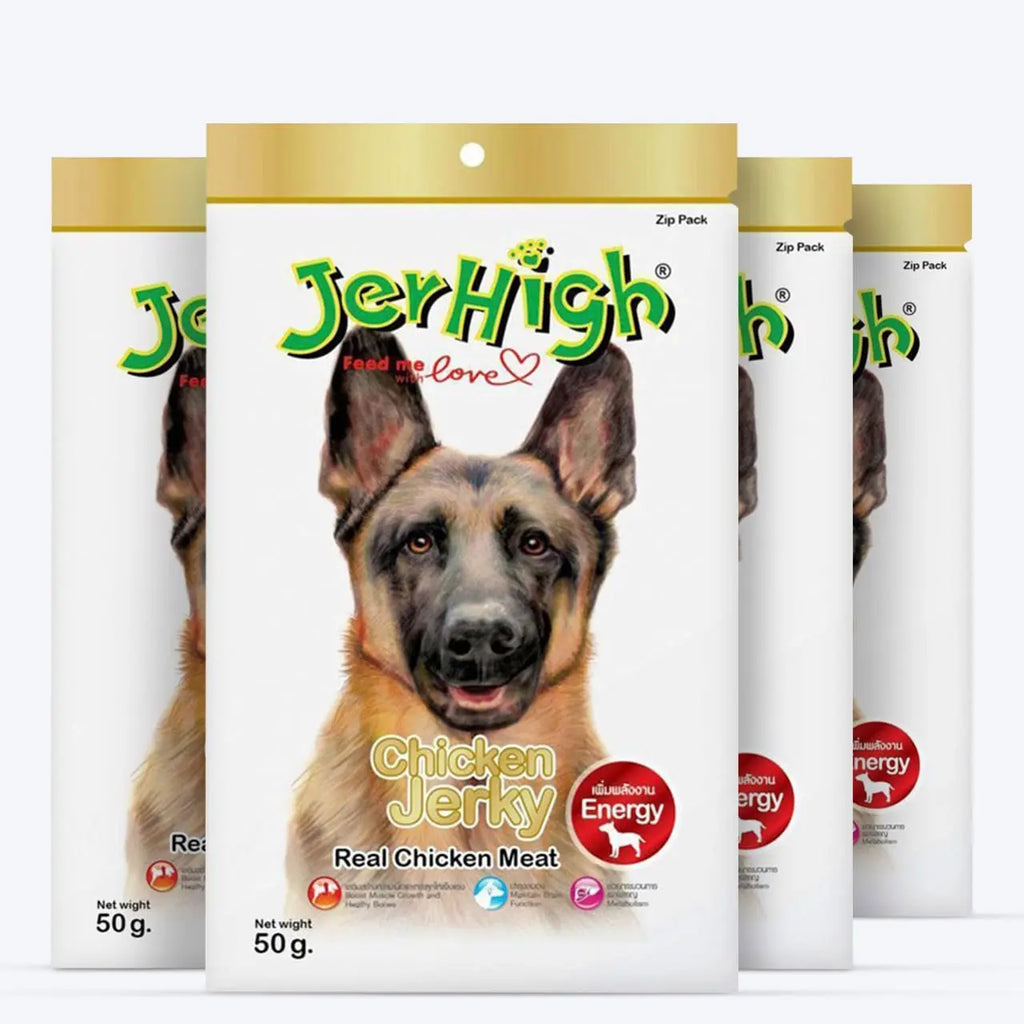 JerHigh Dog Treats – Chicken Flavor Stick | Real Chicken Meat | 50g Packs Nannan