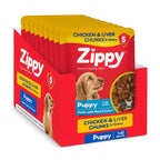 Zippy Chicken & Liver Chunks in Gravy for Puppy (85g) Nannan
