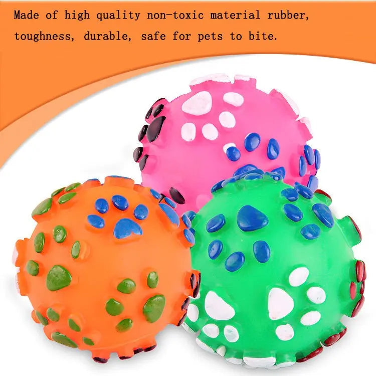 Squeaky - Ball with Paw Engraved Nannan