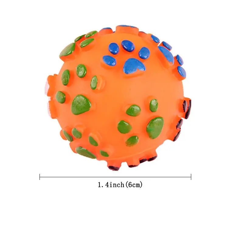 Squeaky - Ball with Paw Engraved Nannan