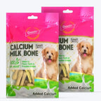 Gnawlers - Calcium Milk Bone Dog Treats – Small Breed | Dental Chews for Dogs - 850g (90 Pieces Pack) Nannan