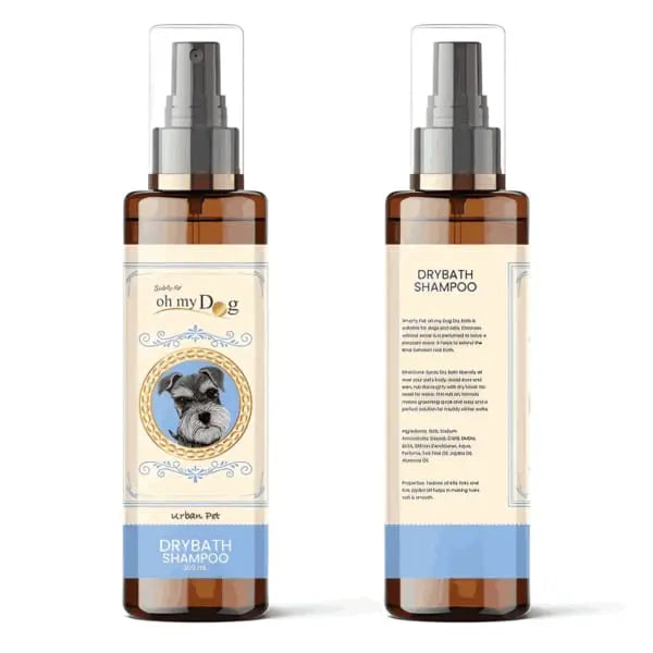 Oh My Dog - Urben Pet Dry Bath Shampoo for Dogs – 200ml Nannan