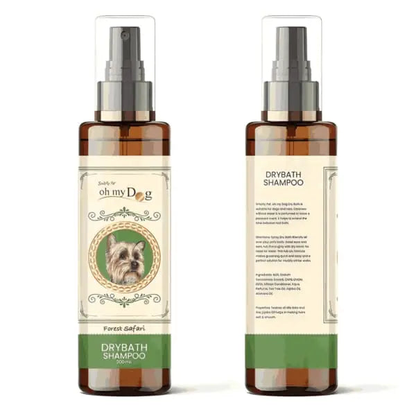 Oh My Dog - Forest Safari Dry Bath Shampoo for Dogs – 200ml Nannan