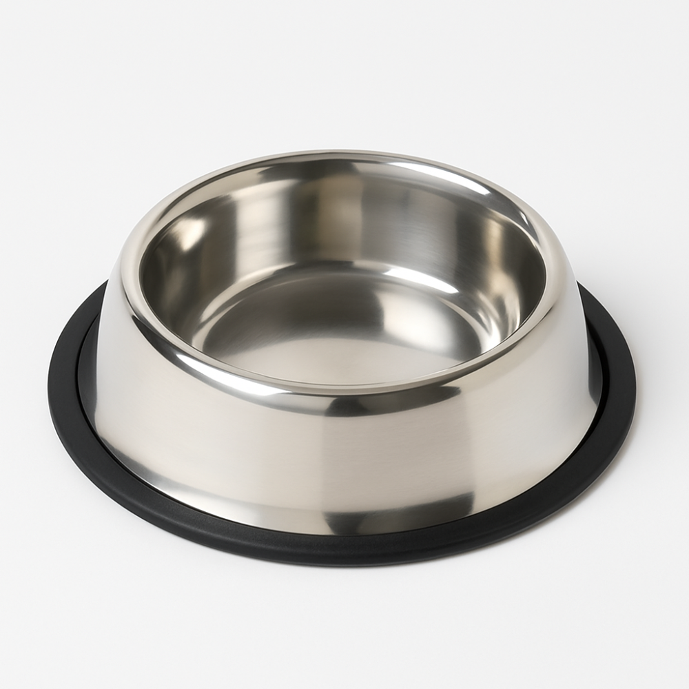 Stainless Steel Pet Bowl – Anti-Skid, Food-Grade & Easy to Clean | For Dogs & Cats