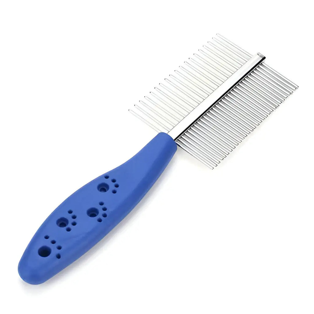 Dual-Sided Pet Grooming Comb for Dogs & Cats | Stainless Steel Teeth Nannan